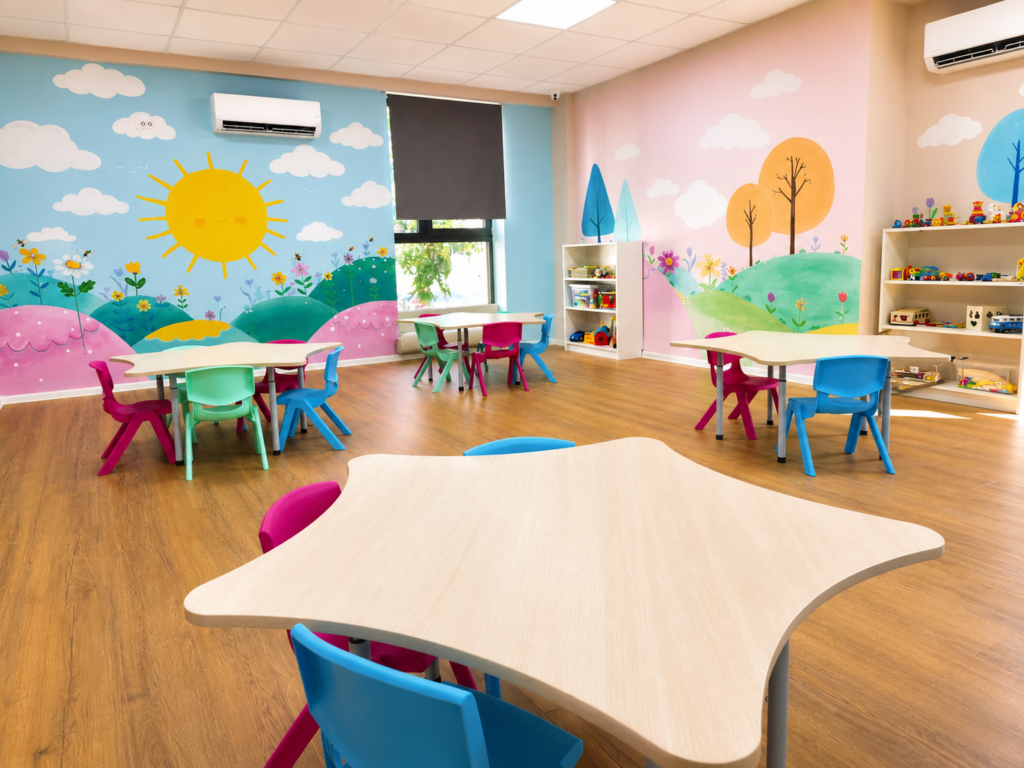 Bibliotecă și jucării educative — grupa Steluțe